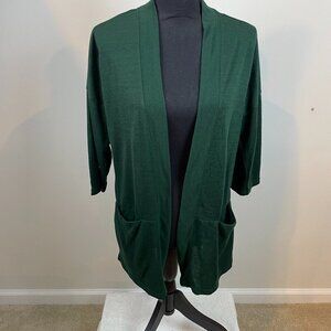 Joe Fresh Hunter Green Cardigan Size S